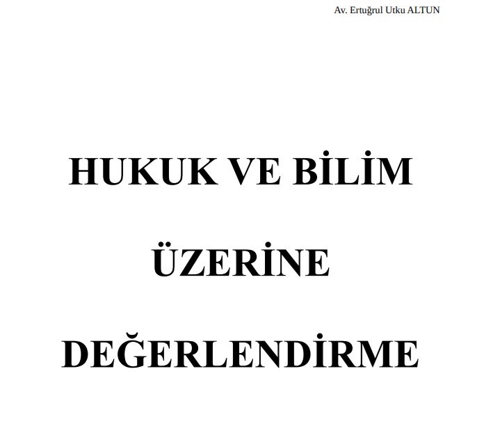 Hukuk ve Bilim